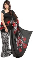 Heena Floral Print Bollywood Georgette Sari