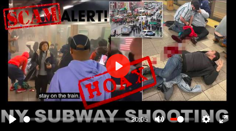 The NYC ‘Subway Shooting’ Was Fake?? GGGLMVObER