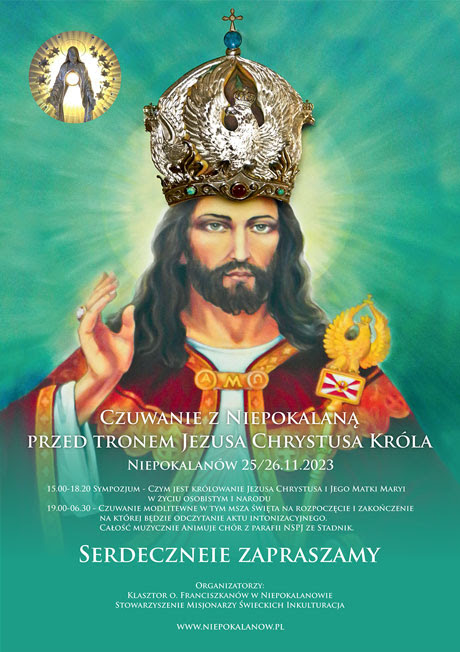 Chrystus Król, Czuwanie 25 XI 2023 plakat
