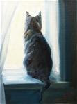 Tabby in the Window - Posted on Wednesday, January 14, 2015 by H.F. Wallen