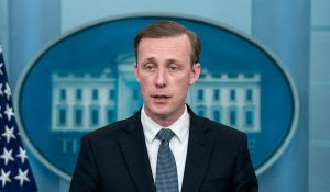 National Security Advisor Jake Sullivan Stumbles at White House Press Briefing – Watch