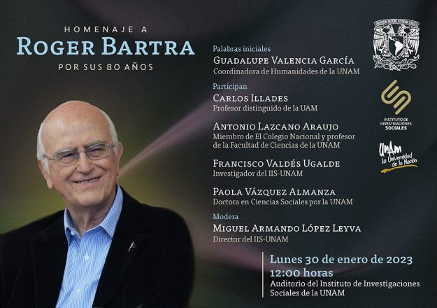 Homenaje a Roger Bartra por sus 80 años