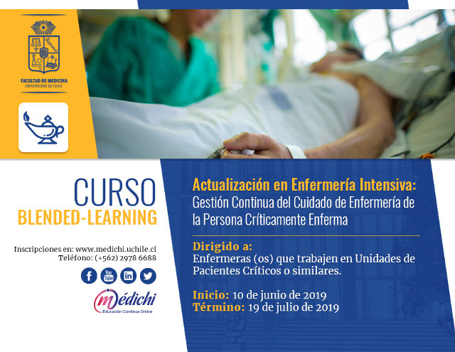 Curso de Actualización en Enfermería Intensiva: Gestión Continua del Cuidado de Enfermería de la Persona Críticamente Enferma