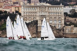 J/70s sailing off Monaco- Winter Series
