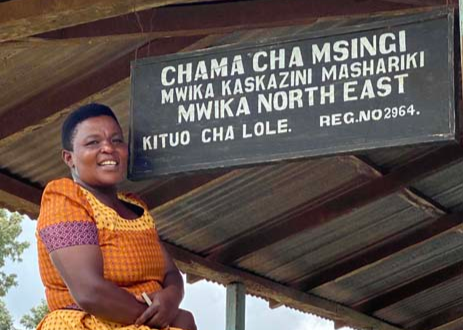 Josephine Kawiche, assistant secretary at Mwika North