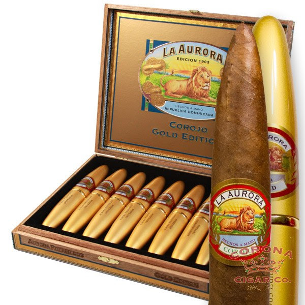 Image of La Aurora Preferido Tubo No. 2 Corojo Cigars