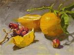 Cut Lemon & Grapes - Posted on Monday, February 23, 2015 by Karen Werner