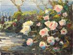 Island Rose Garden,landscape,oil on canvas,8x10,priceNFS - Posted on Monday, March 30, 2015 by Joy Olney