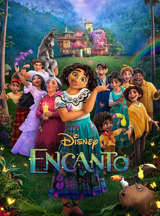 Movie poster for Disney's Encanto.
