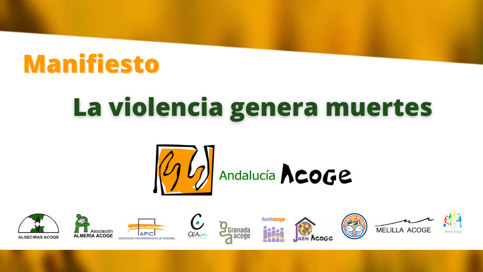 Manifiesto La violencia genera muertes