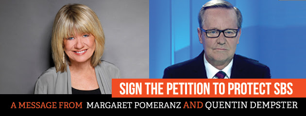 A message from Margaret Pomeranz and Quentin Dempster