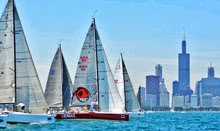 J/111s sailing Chicago-Mac race