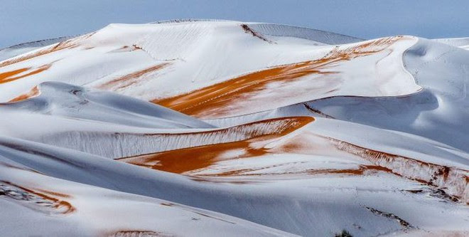 Lý giải hiện tượng tuyết rơi trắng xóa tại... sa mạc Sahara - Ảnh 4.