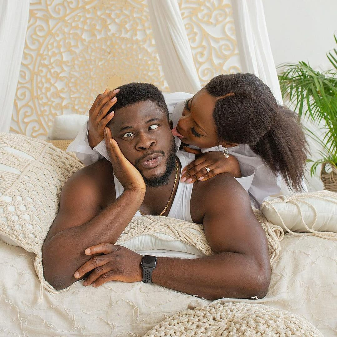 Comedian Crazeclown set to wed the mother of his child...see their pre-wedding photos