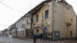 La città di Petrinja devastata dal sisma
