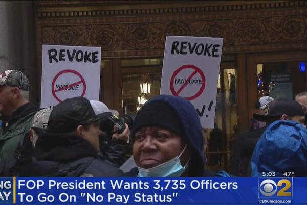 Picture for Chicago Police Officers Refusing To Report Vaccine Status Expected To Protest Outside Police Headquarters Tuesday