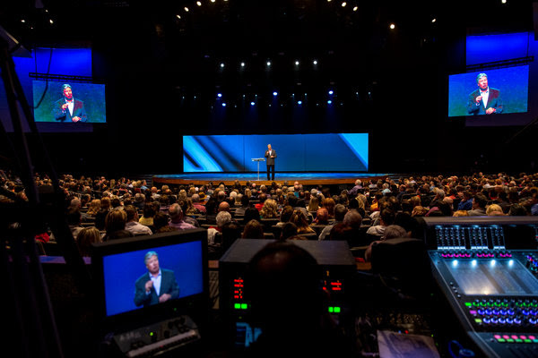The Gateway Church in the Dallas-Forth Worth area is one of the largest churches in the country.