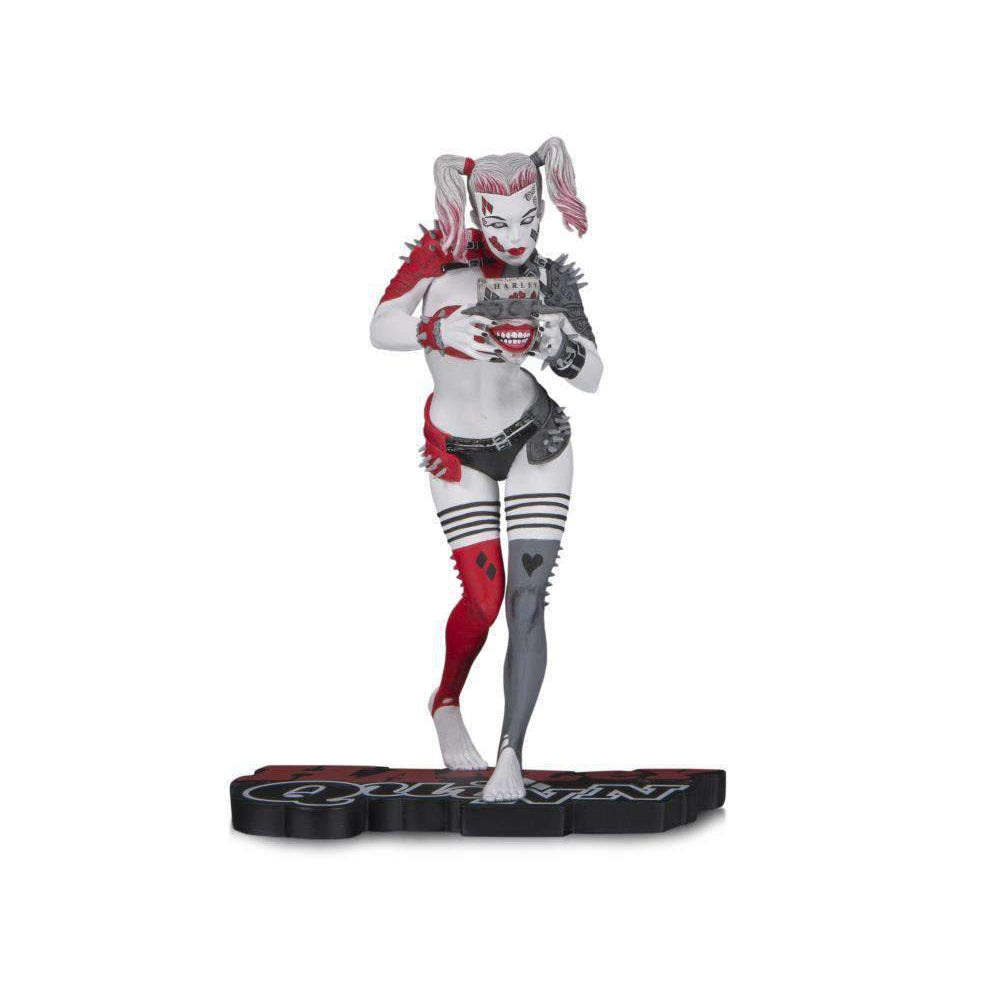 Image of DC Comics Red White & Black Metal Harley Quinn Limited Edition Statue (Greg Horn) - OCTOBER 2019