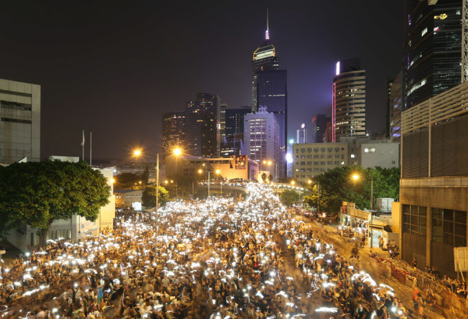 Manifestaciones en Hong Kong