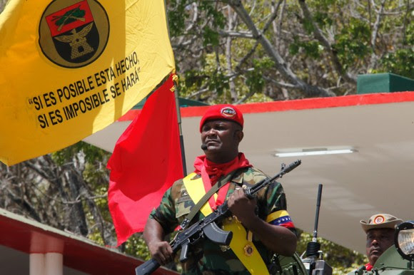Desfile cívico-militar en homenaje al Comandante Hugo Chávez. Foto Prensa Miraflores.