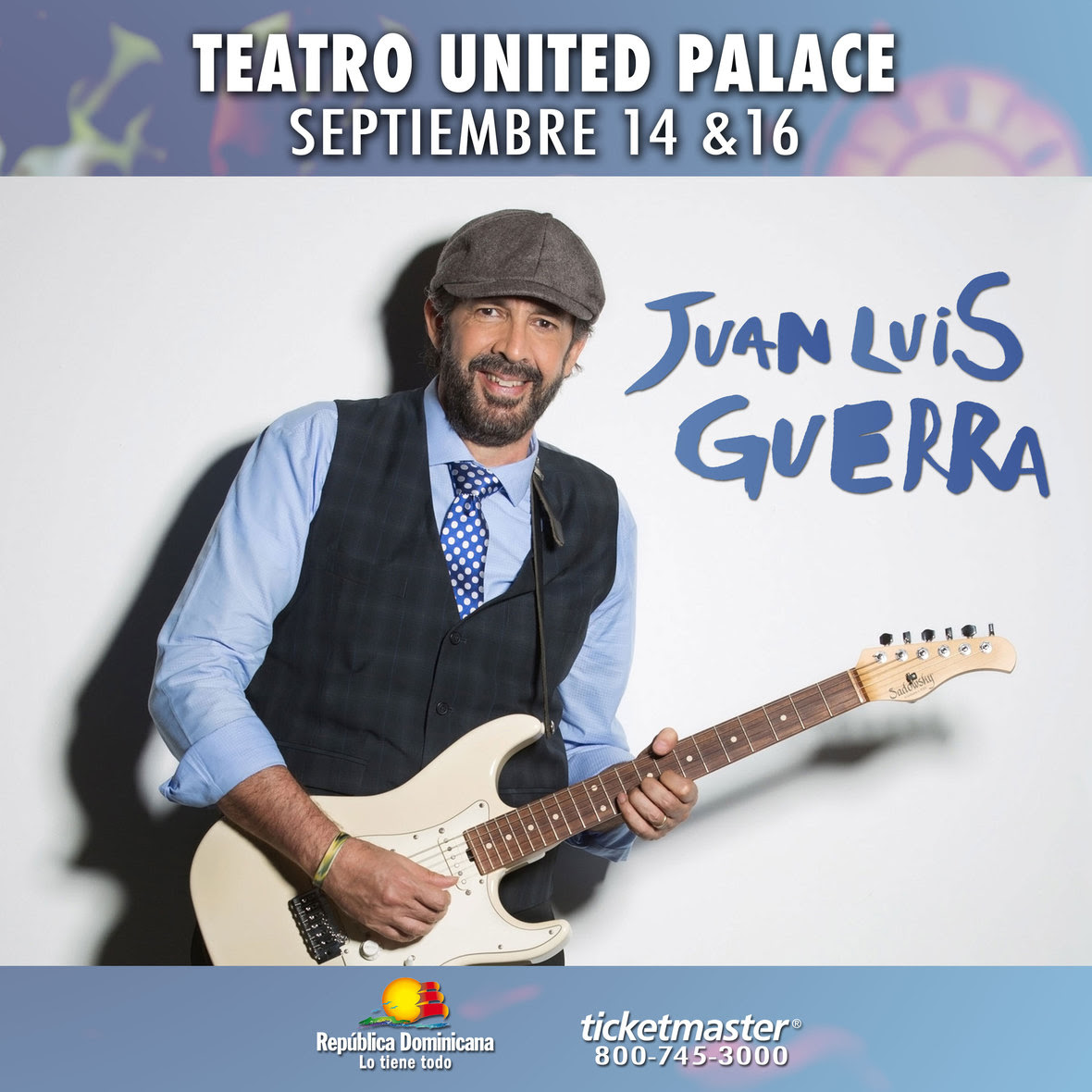JUAN LUIS GUERRA EN EL UNITED PALACE ES UN REGALO A LOS DOMINICANOS