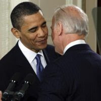 Biden, taking shelter in Massachusetts, sends Obama to do his bidding