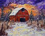 Wilson's Winter Barn - Posted on Saturday, November 15, 2014 by Gloria Ester