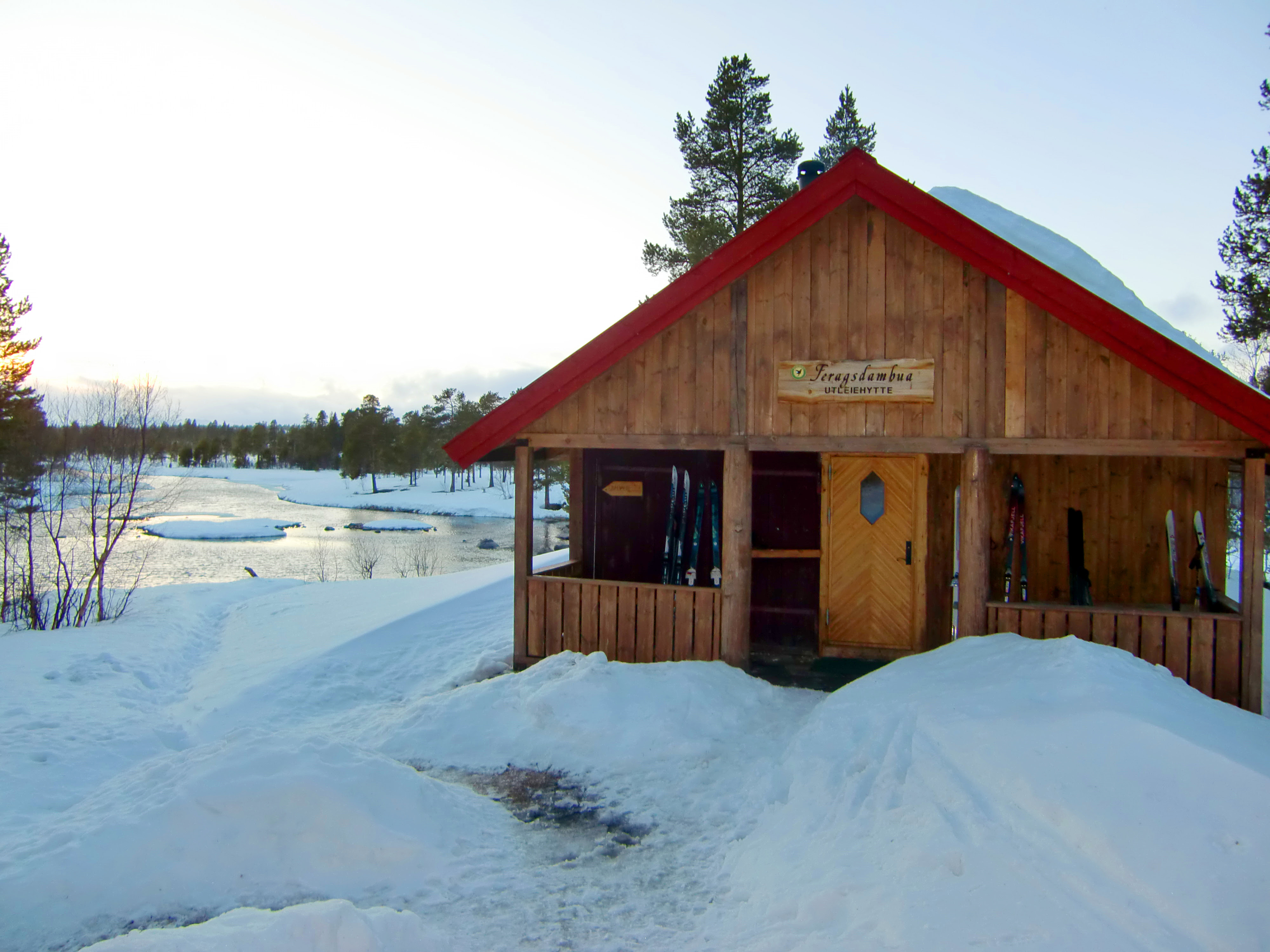 Feragsdambua ved elva Feragen på Røros er ledig Foto: Bernt Iversen