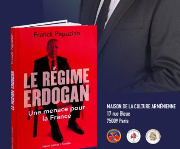 Présentation dédicace du livre "Le régime Erdogan, une menace pour la France"