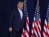 President Donald Trump arrives for an &quot;Evangelicals for Trump Coalition Launch&quot; at King Jesus International Ministry, Friday, Jan. 3, 2020, in Miami. (AP Photo/ Evan Vucci)