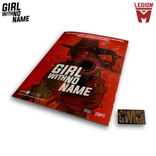 Girl With No Name Comic and Pin Set 