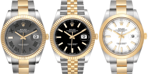 Rolex Datejust 41 Steel Yellow Gold: Wimbledon, Black and White Dials
