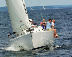 J/32 sailing Penobscot Pursuit regatta