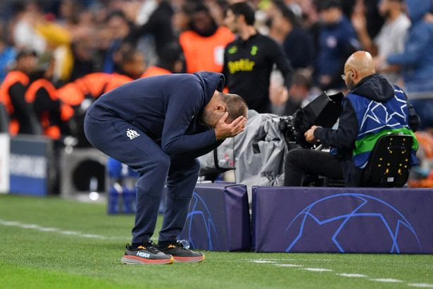 MARSEILLE, FRANCE - NOVEMBER 01: Igor Tudor, Head Coach of Marseille reacts during the UEFA Champions League group D match between Olympique Marseille and Tottenham Hotspur at Orange Velodrome on November 01, 2022 in Marseille, France.