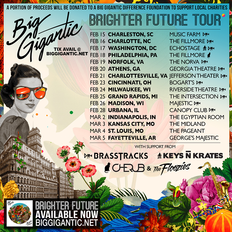 Big Gigantic Announce Tour Dates hanging the back