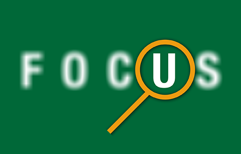 FOCUS seen through a magnifying glass