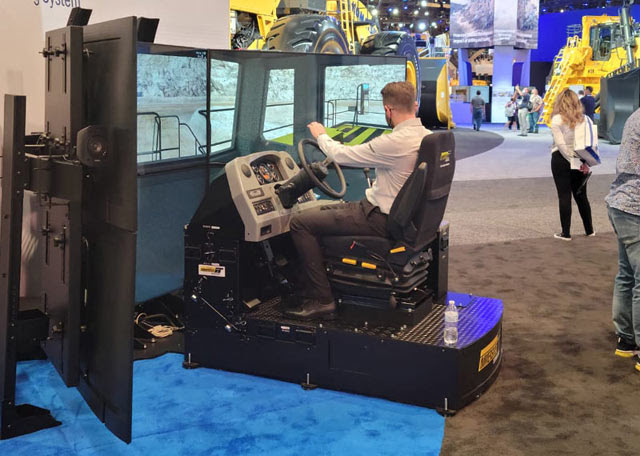 LX6 Advanced Equipment Simulator at MINExpo 2021