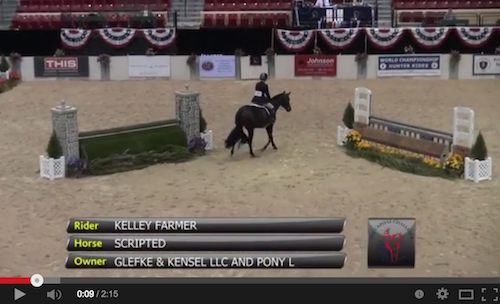 Watch Kelley Farmer and Scripted's winning round!