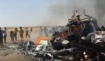 Russian Mi8 helicopter shot down over Idlib.