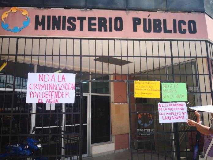 campamento guapinol criminalizacion