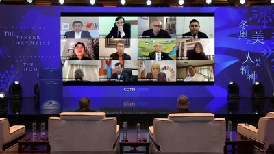 A special program of CGTN dedicated to Beijing 2022. /CMG A special program of CGTN dedicated to Beijing 2022. /CMG