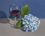 Hydrangea and Red Wine - Posted on Sunday, February 1, 2015 by Nance Danforth