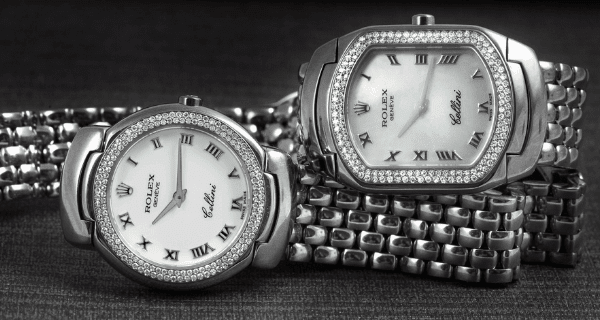 Rolex Cellini Cellissima White Gold Diamond Ladies Watches