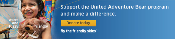 Support the United Adventure Bear program and make a difference.  Donate Today
