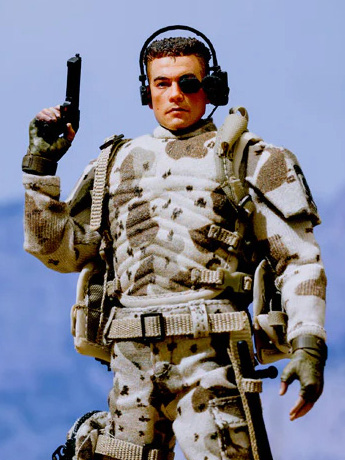 Hiya Toys Universal Soldier Luc Deveraux 1/12 Scale PX Previews Exclusive Action Figure