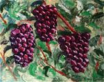 Mark Webster - The Grape Vine Palette Knife Oil Painting - Posted on Wednesday, April 1, 2015 by Mark Webster