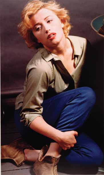 Cindy Sherman. Untitled (Self-Portrait of Marilyn Monroe), 1982. Ektachrome Photo, 15.5" × 9". Museum of Fine Arts, Houston.