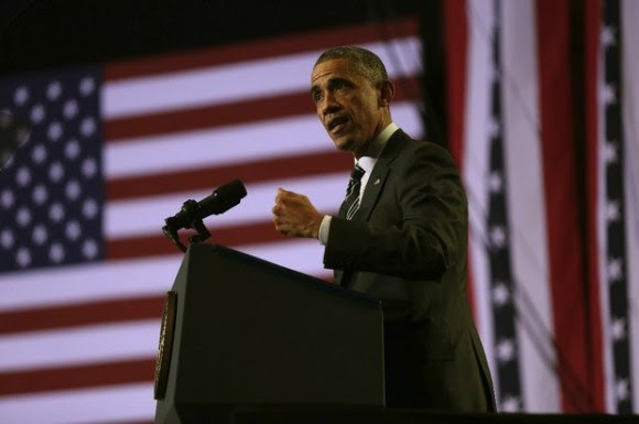 El presidente de Estados Unidos, Barack Obama, en imagen de 25 de noviembre de 2014. Foto Xinhua