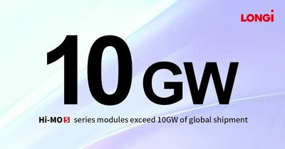 LONGi’s Hi-MO 5 series modules exceed 10GW of global shipment.