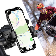 Floveme Bike Handlebar 360º Rotation Phone Holder